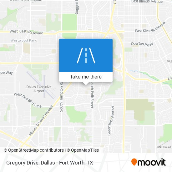 Mapa de Gregory Drive