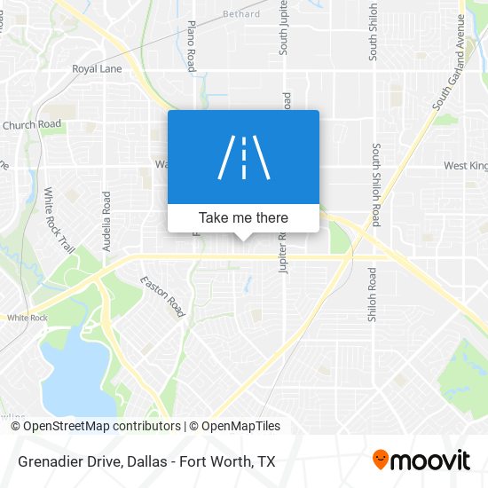 Mapa de Grenadier Drive