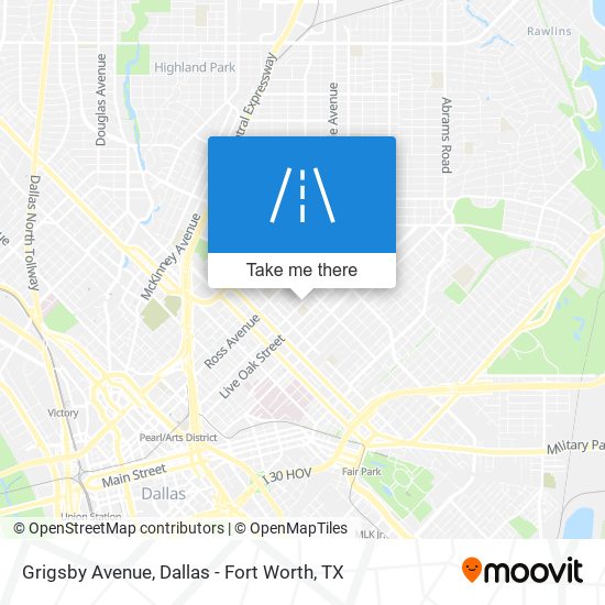 Grigsby Avenue map