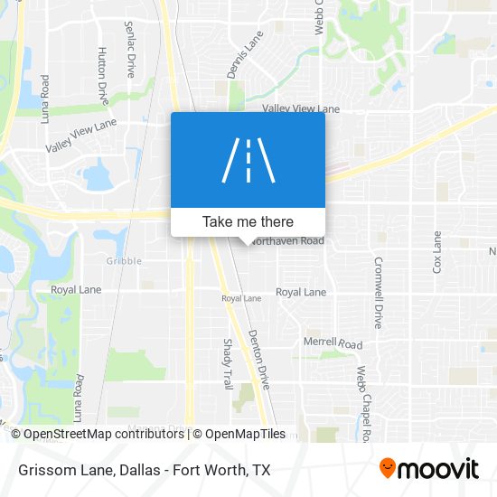 Mapa de Grissom Lane