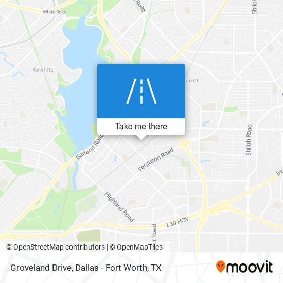 Groveland Drive map