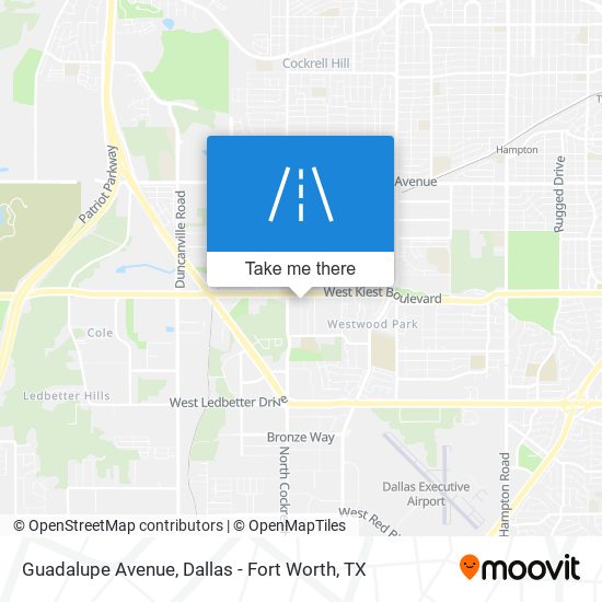 Guadalupe Avenue map