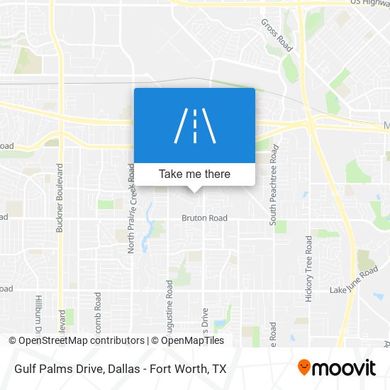Gulf Palms Drive map