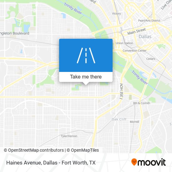 Mapa de Haines Avenue