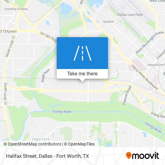 Halifax Street map