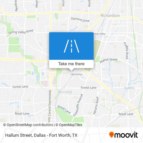 Hallum Street map