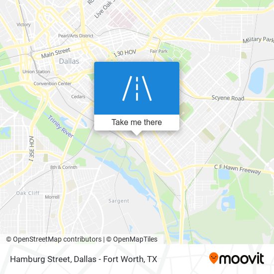 Hamburg Street map