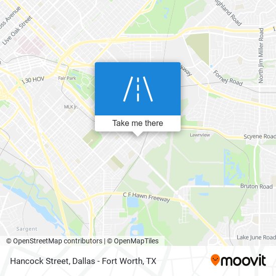 Hancock Street map