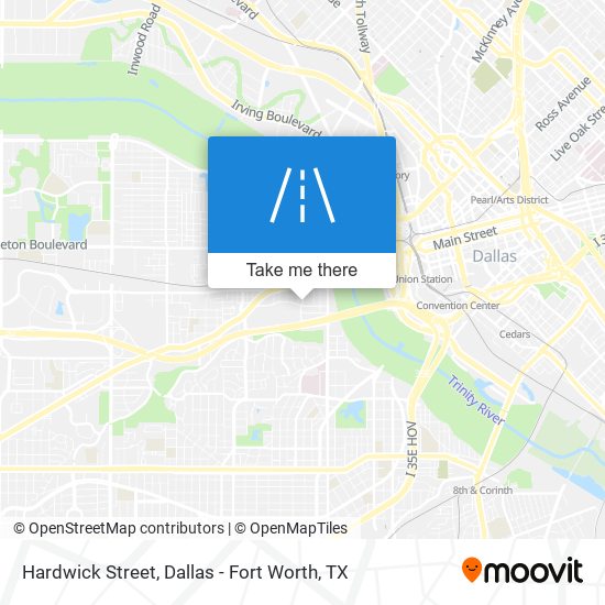 Mapa de Hardwick Street