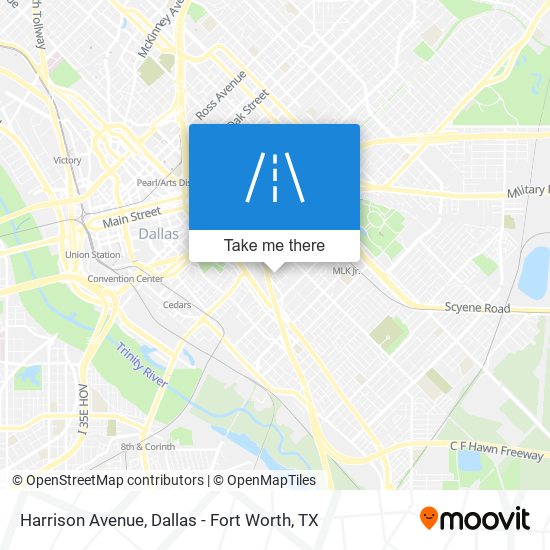 Harrison Avenue map