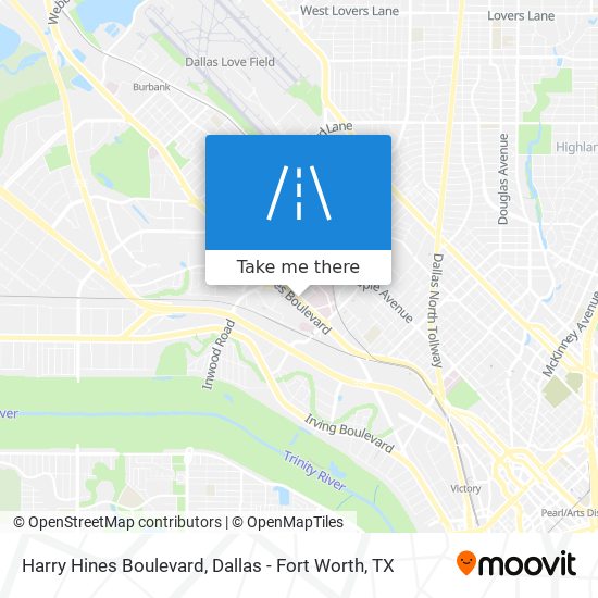 Mapa de Harry Hines Boulevard