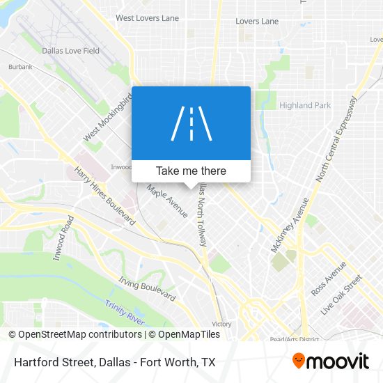 Mapa de Hartford Street