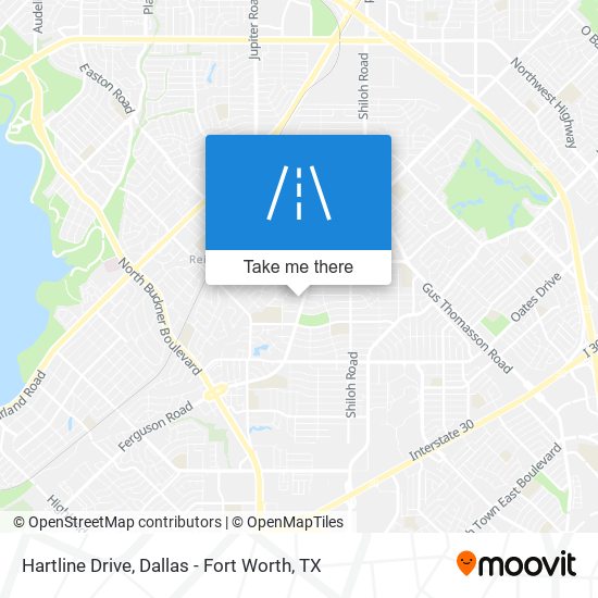 Hartline Drive map