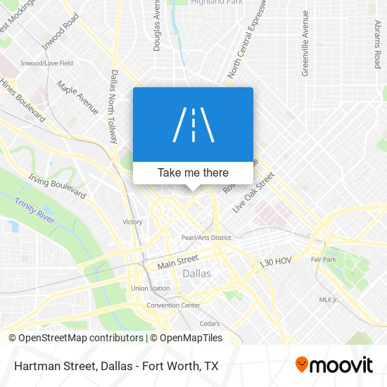 Hartman Street map