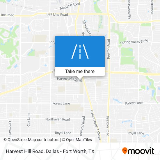 Mapa de Harvest Hill Road