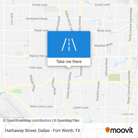 Mapa de Hathaway Street