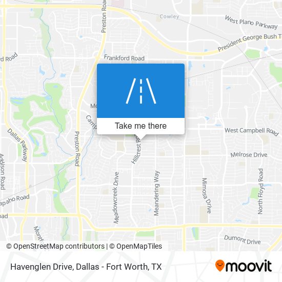 Havenglen Drive map