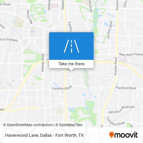 Haverwood Lane map