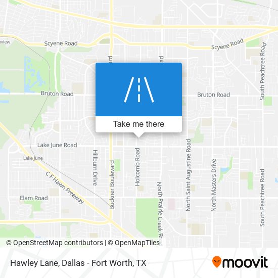 Mapa de Hawley Lane