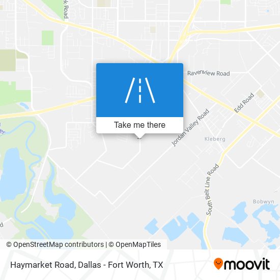 Haymarket Road map