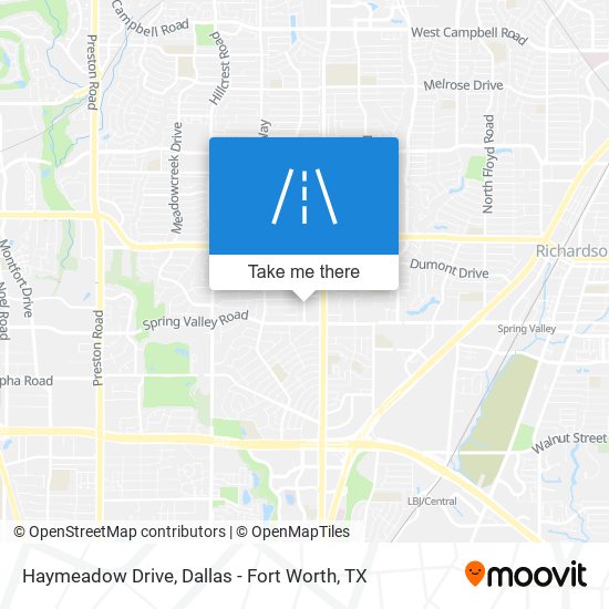 Haymeadow Drive map