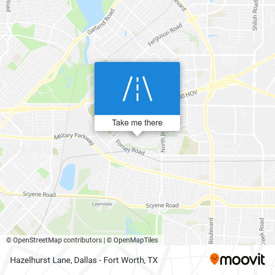 Hazelhurst Lane map