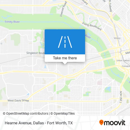 Hearne Avenue map