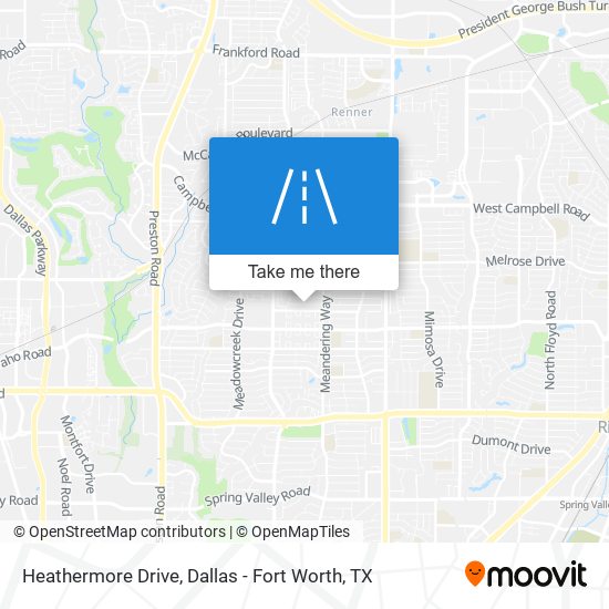 Mapa de Heathermore Drive
