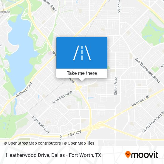 Heatherwood Drive map
