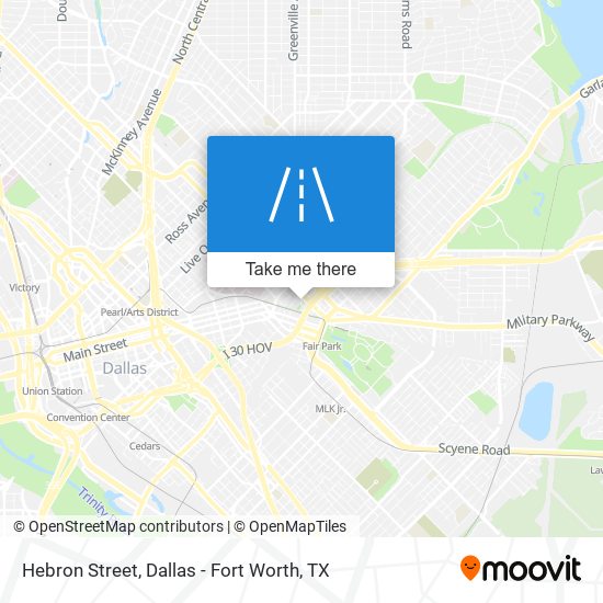 Hebron Street map