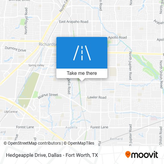 Mapa de Hedgeapple Drive