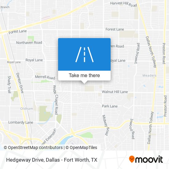 Hedgeway Drive map