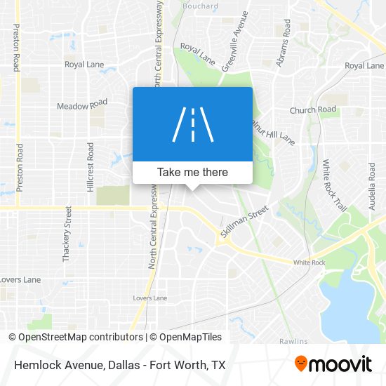 Hemlock Avenue map