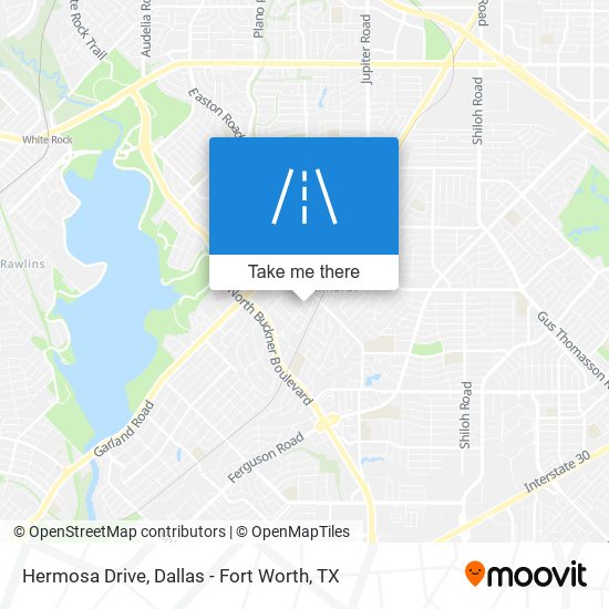 Hermosa Drive map