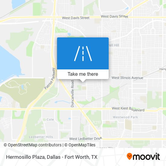 Hermosillo Plaza map