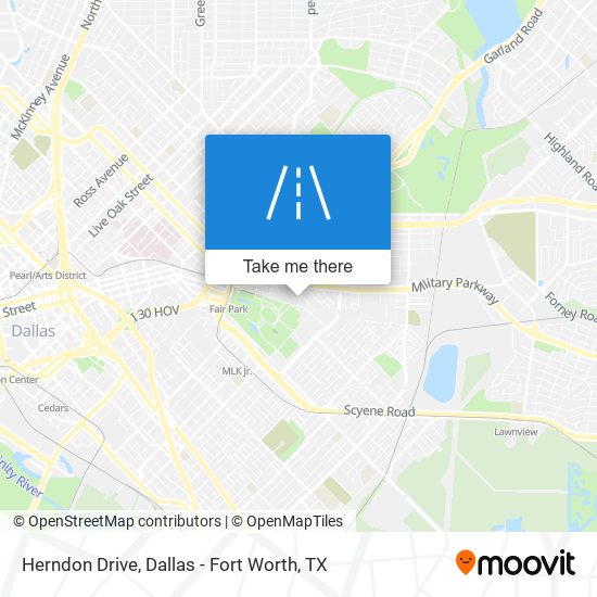 Herndon Drive map