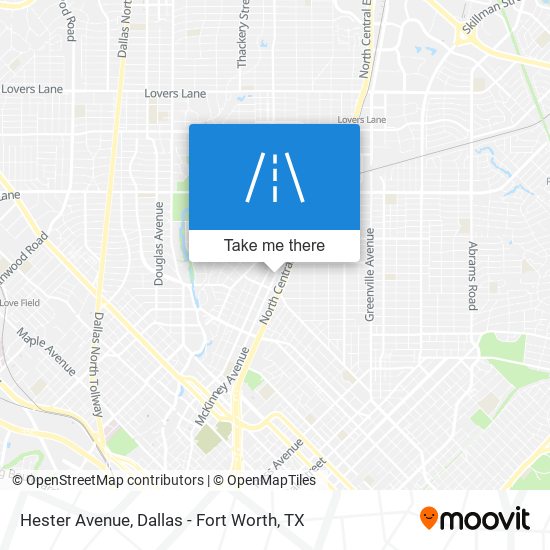 Mapa de Hester Avenue