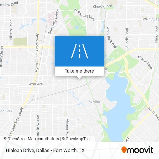 Hialeah Drive map