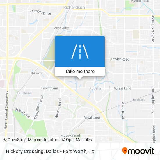 Hickory Crossing map