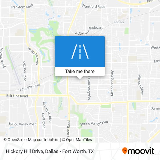 Mapa de Hickory Hill Drive