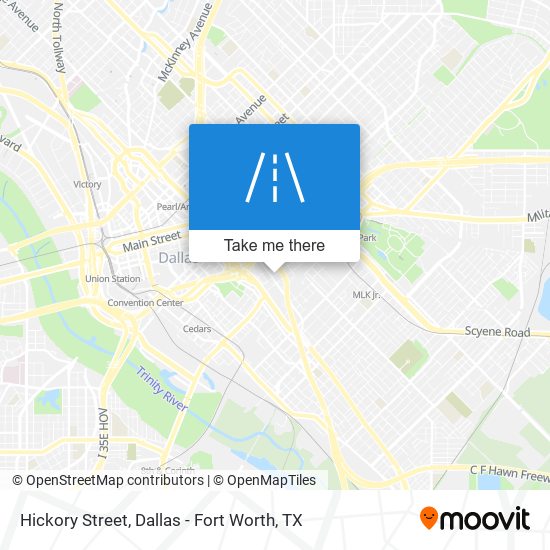 Hickory Street map
