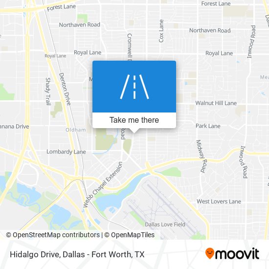 Hidalgo Drive map