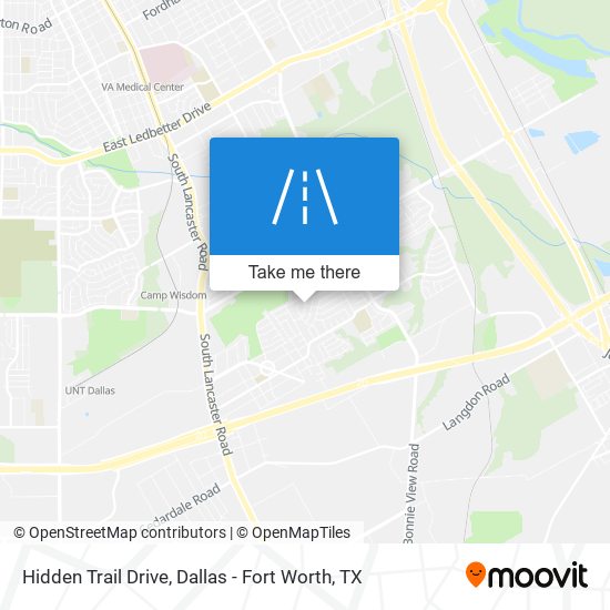 Hidden Trail Drive map