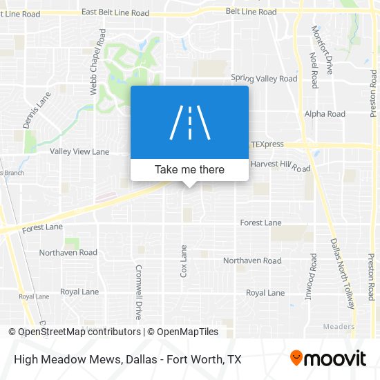 Mapa de High Meadow Mews