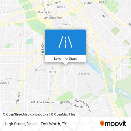 High Street map