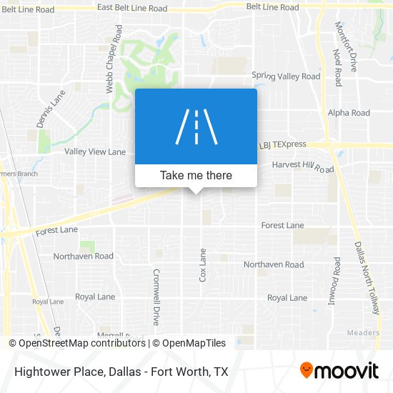 Hightower Place map