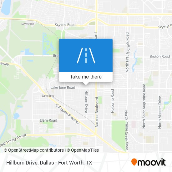 Hillburn Drive map