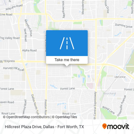 Mapa de Hillcrest Plaza Drive