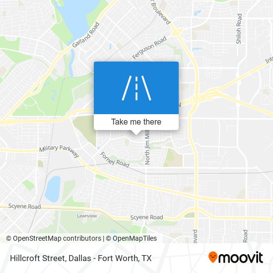 Mapa de Hillcroft Street
