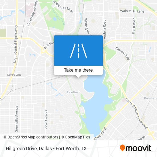 Hillgreen Drive map
